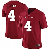 Alabama Crimson Tide 4 T.J. Yeldon Red Nike College Football Jersey Dzhi,baseball caps,new era cap wholesale,wholesale hats